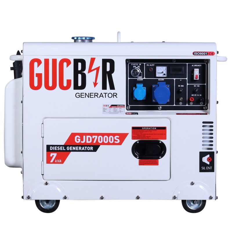 Генератор дизельний GUCBIRG GJD7000S 7 кВт однофазний